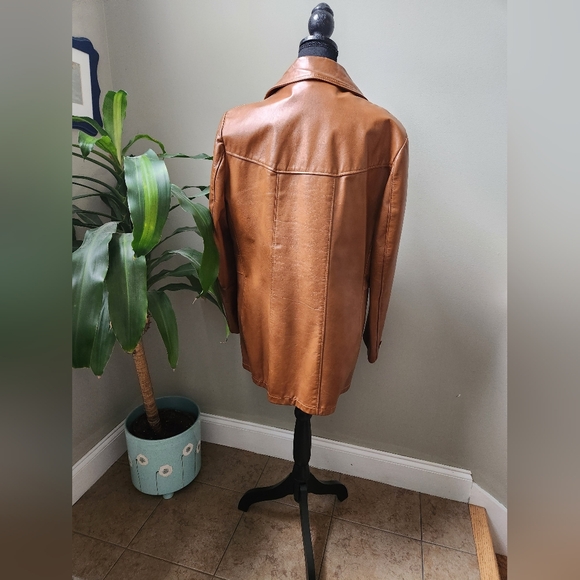 Men's Vintage Leather Jacket size 40 reg - Picture 4 of 9